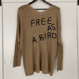 Free As A Bird Sweater